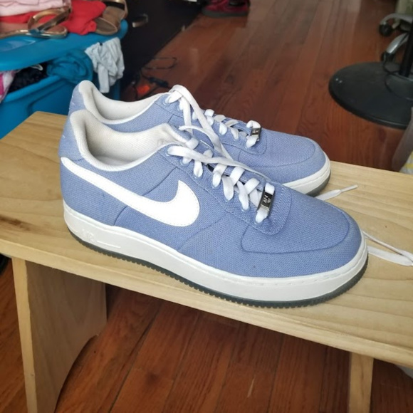 Nike Shoes - PRICE DROP Nike GOAT Air Force 1 light blue W 9.5